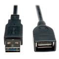 Doomsday USB 2.0 Reversible A Male to A Female Extension - 1 ft. DO1631626